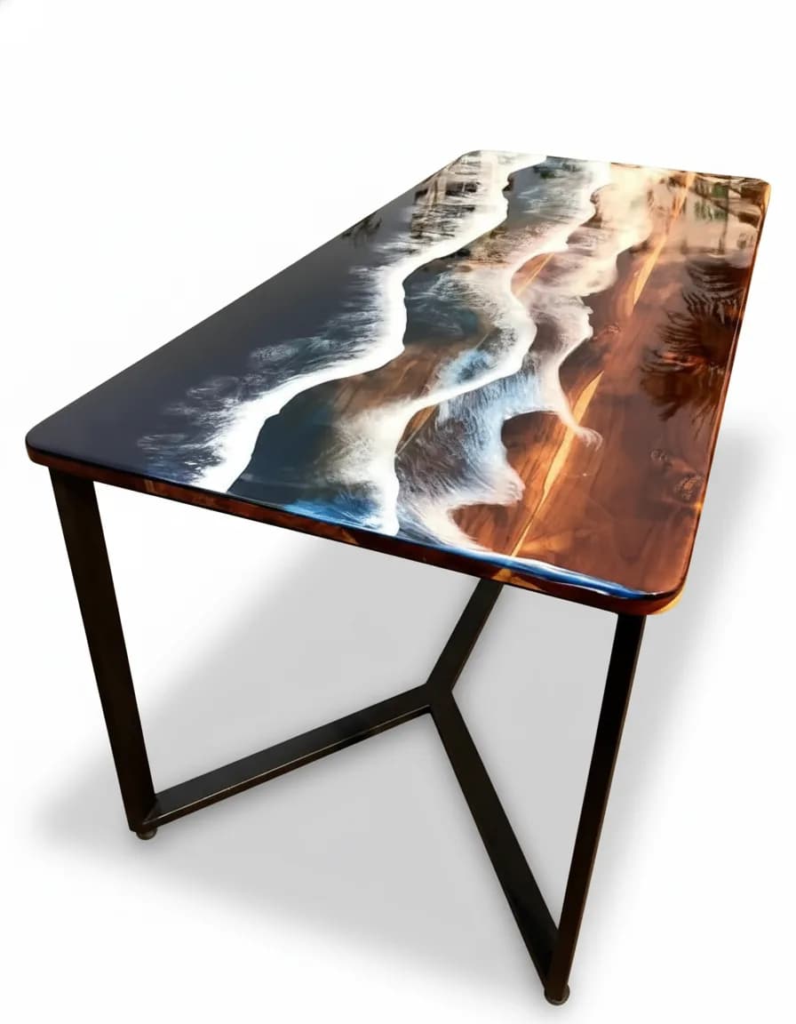Epoxy Ocean  Dining Table , photo 1 of 1