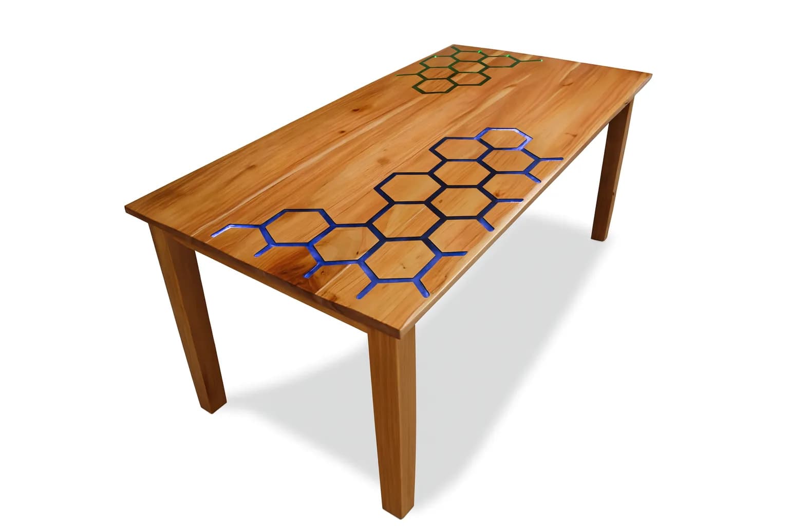 Epoxy Honeycomb led Table , photo 1 of 1