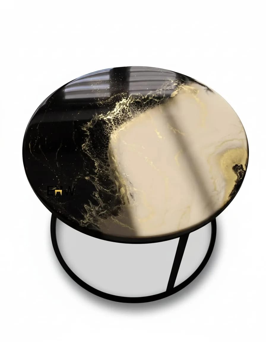 Epoxy texture art center Table (Round), photo 1 of 1